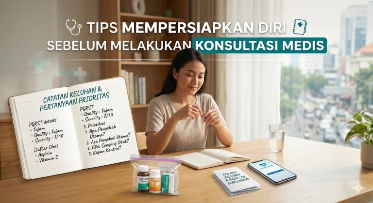 tips mempersiapkan diri sebelum melakukan konsultasi medis