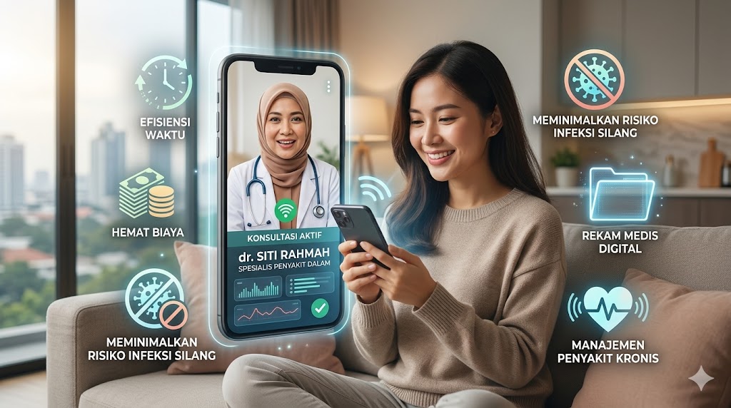 kelebihan konsultasi medis lewat telemedicine di era modern